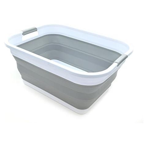 SAMMART 41L Collapsible Laundry Basket Cover