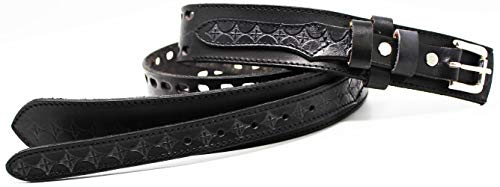 Men's Boys Girls Women Casual Basket Weave Oiled Leather Ranger Belt 26RAA232