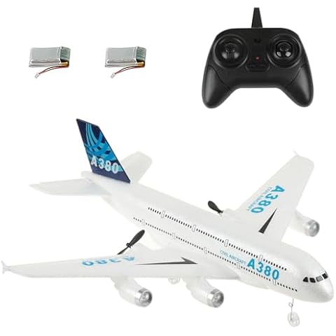 Fistone Remote Control Airplane, RC Plane Ready to Fly, 2.4G 3 Channel RC Aircraft Builted in 6-Axis Gyro, Durable EPP Foam RC Plane, Easy to Fly RC Fighter for Beginner Kids Adults Cover