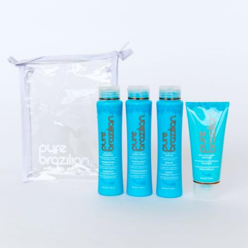 Pure Brazilian B00MC26T6I 4 Piece Essential Travel Size Kit: Anti-Frizz Shampoo thumb #5