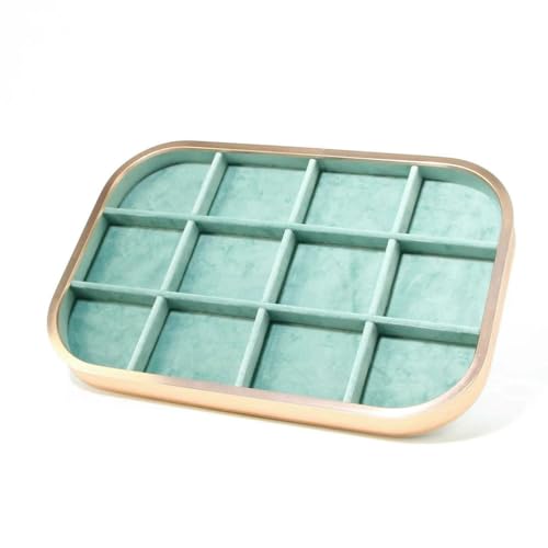 Plateau de rangement pour bijoux velours pour coiffeuse