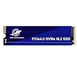 Dogfish 1 TB Interne SSD-Festplatte M.2 PCIe 4.0 NVMe 2280 Gen 4x4 bis zu 7000 MB/s 3D NAND Flash M Key, Speicheraufrüstung für Desktop-Computer, Laptop ps5