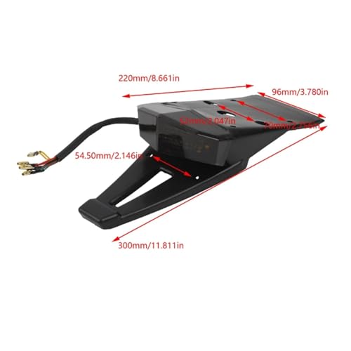 Luz trasera ahumada para motocicleta Honda y Surron Bee X 3