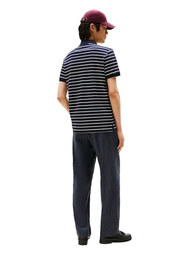 Image of Tommy Hilfiger Mens Short Sleeve Casual Polo Shirts in Regular Fit with Liquid Cotton