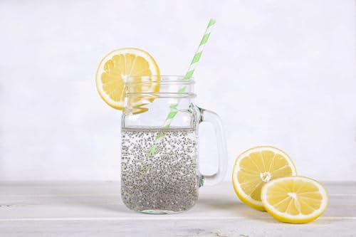 Image of NatureGarden Raw Chia Seeds 250g Pack | Superfood for Weight Loss | High Protein Fiber Omega-3 | Gluten-Free Vegan Keto | Organic Non-GMO Chia Seeds for Eating | Healthy Snacking Seeds