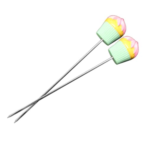 Garneck Stainless Steel Cake Testing Needle Long Stirring Rod Baking Tool for Muffins and Fondant Lightweight Compact Design for Biscuit Baking Green