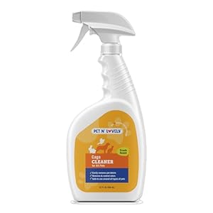 Pet N Lovely Cage Cleaner Easily Removes Pet Debris For All Pets Freshly Scented Easy to Use Refreshing Lemon 32 Fl Oz