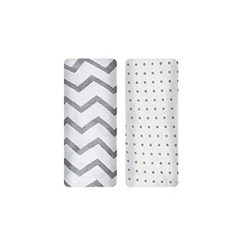 Image of swaddle for new born baby Pure Cotton Muslin Baby Swaddle Blanket, Wrap Cloth Cotton Swaddle for Newborn Baby Cotton Swaddle Blanket-Pack of 2 with Size 120X100 CM - Grey Prints