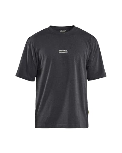 Camiseta de trabajo Blaklader Snake 4XL en negro y gris claro para hombre