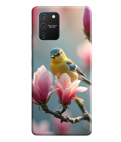 Image of Sparrow Birds Nature Printed Hard Back Case Cover Compatible for Samsung Galaxy S10 Lite (Multicolor) - D1669