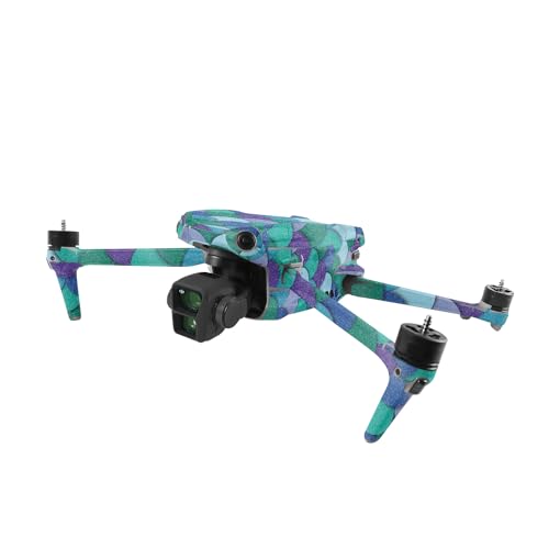 Image of MightySkins Glossy Glitter Skin Compatible with DJI Air 3 - Blue Scales | Protective, Durable High-Gloss Glitter Finish | Easy to Apply
