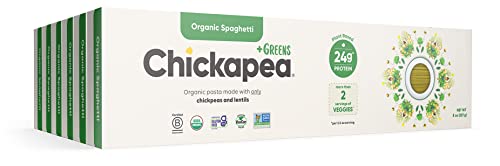 Chickapea Organic Chickpea Pasta With Greens - Spaghetti - 8 Oz (Pack Of 6) #TOP1