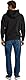 Tommy Jeans Herren TJM Reg Flag Zip Fleece Thru Dm0dm20743 Kapuzenpullover, Schwarz (Black), 3XL Große Größen EU