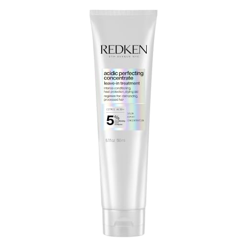 Redken, Tratamiento sin sclarado Profesional, Leave-in, Acción reparadora, Hidrata y protege, Cabello más fuerte y sedoso, Para todo tipo de cabello dañado, Acidic Bonding Concentrate (ABC), 150 ml.