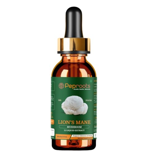 Image of Lion's Mane Mushroom Supplement | Liquid Extract | Supports Memory, Focus & Mental Clarity | Natural Nootropic | Alcohol-Free