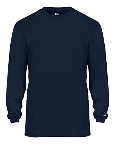 Badger Sport C2 Navy Blue Youth Medium Long Sleeve Wicking Tee