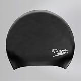 Speedo Unisexe Bonnet de Natation pour Cheveux Longs | Bonnet de Natation | Ne Tire Pas Les Cheveux | Facile à Enfiler