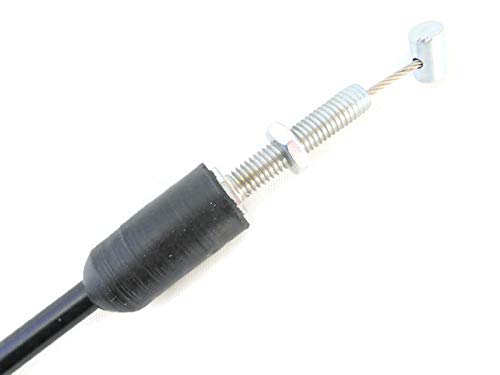 LINMOT GHZVT125 - Cable de Acelerador para Honda VT 125 Shadow (99-08) Cable Bowden, Color Negro