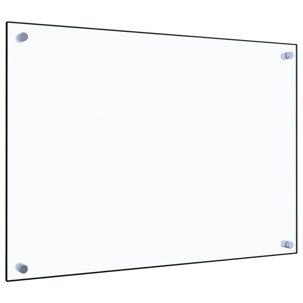 Vidaxl Transparent Kitchen Backsplash 70 X 50 Cm Tempered Glass