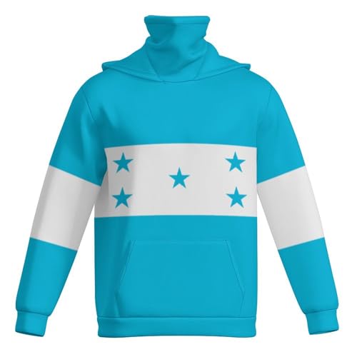 Zakqeik Flag Men's Long Sleeve Hoodie Pullover Unisex Lightweight Hooded Sweatshirts