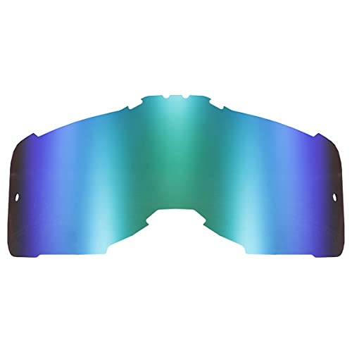 LS2 Helmets Aura Goggle Replacement Lens (Green Iridium)