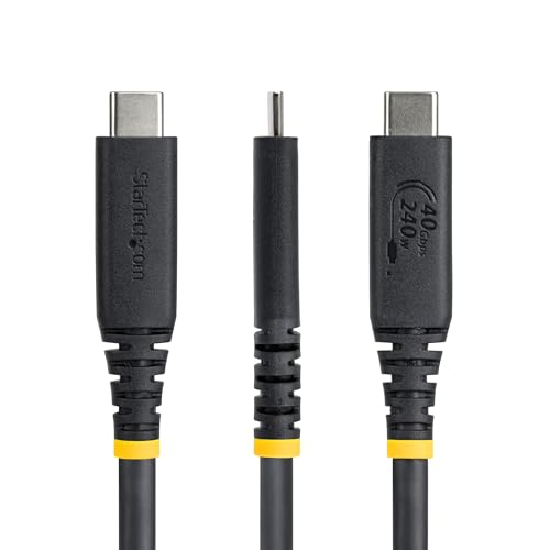 Cable USB4 StarTech 40Gbps y 240W con Quick ID de 50cm color negro 2