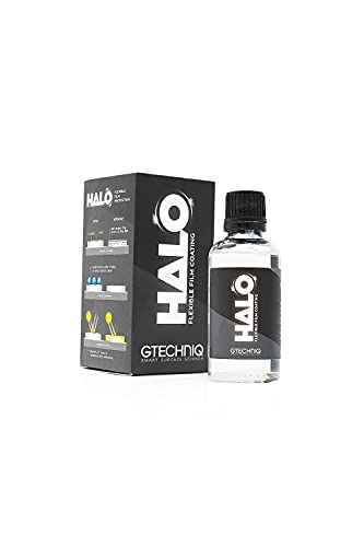 Gtechniq - Halo Flexible Film Coating - Enhances The Performance of Paint Protection Film (PPF) and Vinyl Wraps; Chemically Bonds to Surface; Ultra-Dense; Reduce UV Yellowing (50 milliliters)