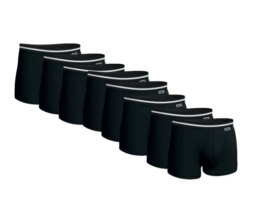 Dim Boxer Ecodim Coton Stretch noir Homme x8, Noir, 5