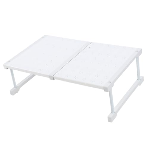 Étagère réglable pour placard extensible 47-68 cm et sans perforation