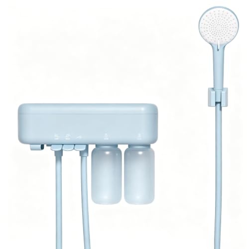 Ensemble de robinets de douche à commande et pommeau mousse automatique