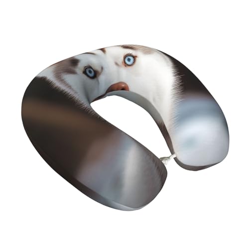 Almohada de viaje espuma viscoelástica 30 cm cómodo miniatura 2