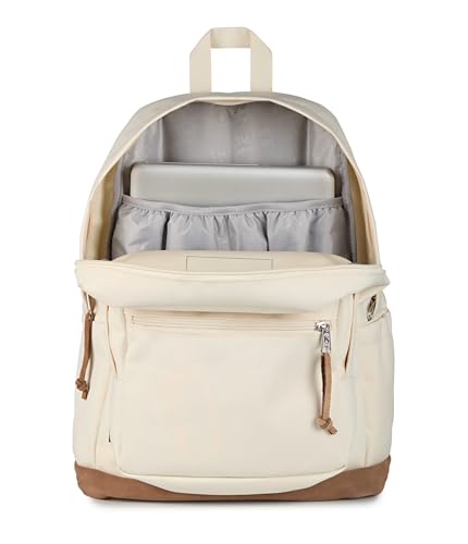 Image of JanSport Right Pack Backpack - Durable Daypack with Padded 15 inch Laptop Sleeve, Spacious Main Compartment & Integrated Water Bottle Pocket - Moon Flower