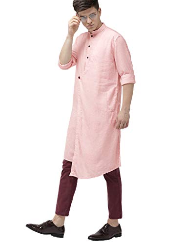 Image of The Indian Garage Co Men's Cotton Regular Fit Regular Kurta