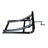 Amagogo Motorradreparatur-Radheber, Reifenwechselständer, robuste Reparatur, professioneller Hebebock, höhenverstellbar, Schwarz