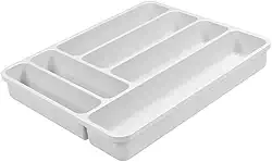 Organizador Talheres Perfect, Branco, Coza