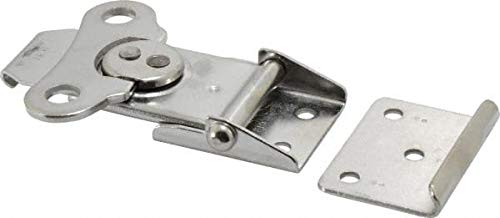 3.43" Long x 2-3/4" Wide x 0.67" High, Draw Latch - Stainless Steel, with Natural Finish,2 Piece Kit (8 Kit)