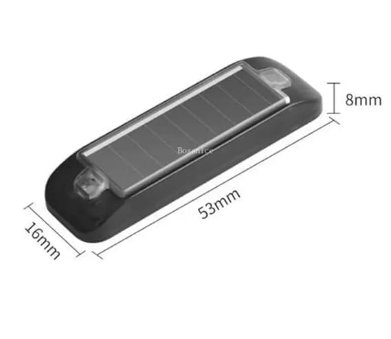 Image of iGADG Solar Powered Anti-Theft Car Warning Light | Flashing LED Emergency Strobe Light for Vehicle Security | No Wiring Needed | Auto Light Sensor | Universal Fit for Cars & SUVs (1)