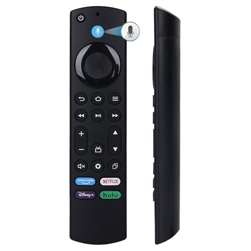 Image of Replacement Voice Remote Fit for Insignia NS-24F201NA23,NS-32F201NA23,NS-42F201NA23,NS-43F301NA25,NS-50F301NA24,NS-65F301NA23,Compatible with AMZ Fire Series,Toshiba,Pioneer,Echo-Show 15 inch to 21 inch