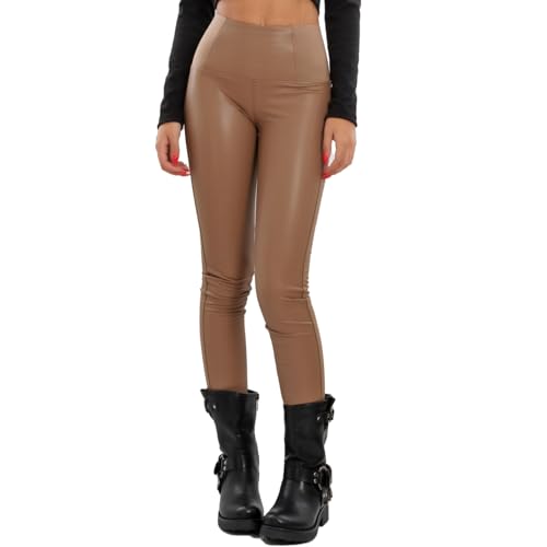 Pantalones de mujer efecto piel para estilismos urbanos