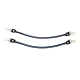 Asa de bolso: hebilla de metal en ambos extremos para fijar sus bolsos, asa de hebilla de cuero