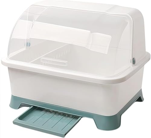 IWEJ �H��h�������b�N �W�t �I�����W ��e�ʖh�o �c�u�����؂���[�{�b�N�X �v���X�`�b�N�� �L�b�`�������p�i ���O���\ (Medium,�O���[��)