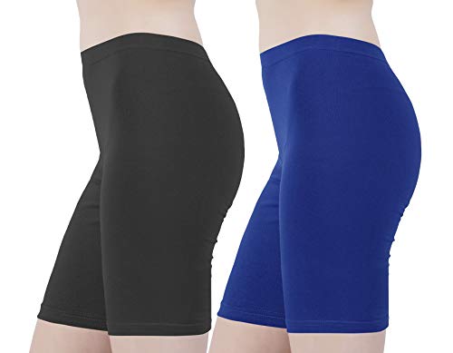 Image of Buy That Trendz Cotton Lycra Tight Fit Stretchable Cycling Shorts Womens | Shorties for Active wear /Exercise /Workout /Yoga /Gym /Cycle /Running Red Grey Combo Pack of 2