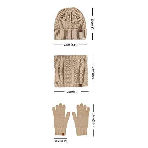 Bonnet coupe vent écharpe gants thermiques contre le froid - 6