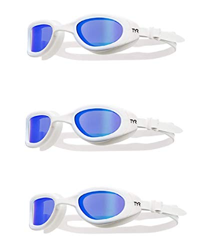 TYR Sport Special Ops 2.0 Polarized Swimming Goggle (White, 3-Pack)