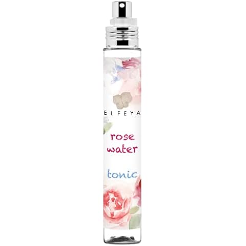 Elfeya Rosa Damascena Water Concentrate - Certified Organic Authentic Pure Rosa Damascena Rose Water - Face and Scalp Toner 75 ml Cover