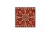 Moroccan Patchwork Red Tile IV, JoyRide Home DÃ©cor Wood Plaque, 12