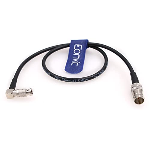 EONVIC HD-SDI BNC Cable Micro BNC Right Angle to BNC Female Coaxial Cable for Blackmagic HyperDeck Shuttle Video Assist (1M) - Image 2