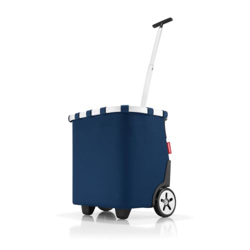 reisenthel carrycruiser in Dunkelblau – Tragbarer Einkaufstrolley mit stabilem Aluminiumrahmen...