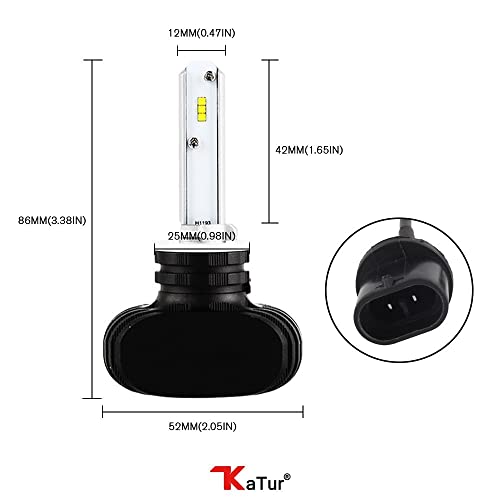 880 LED Ampoule de Phare 6500K kit de conversion 893 899 pour voiture