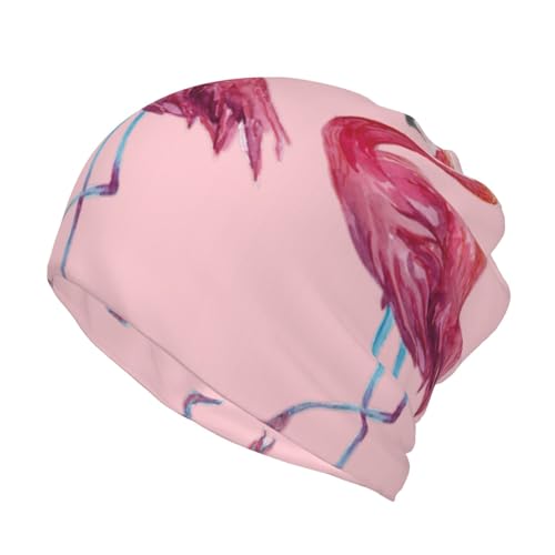 VCzsdff Flamingos - Máscara facial y gorro de caza, polaina de cuello de invierno para deportes al aire libre, calentador de cuello de invierno para mujer